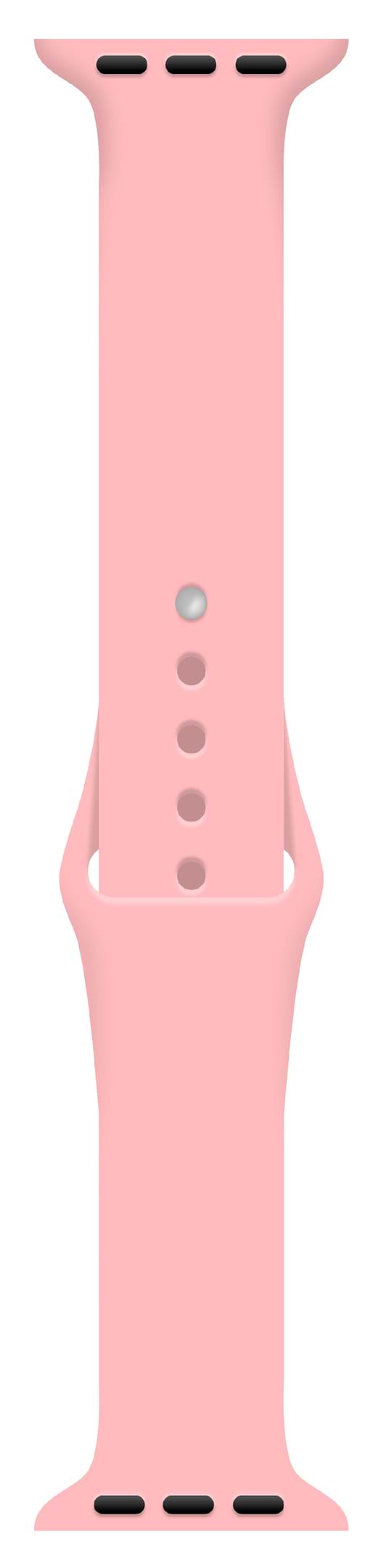 Ремінець для смарт-годинника Intaleo Silicone for Apple Watch 38/40 mm 
Pink (1283126494338)