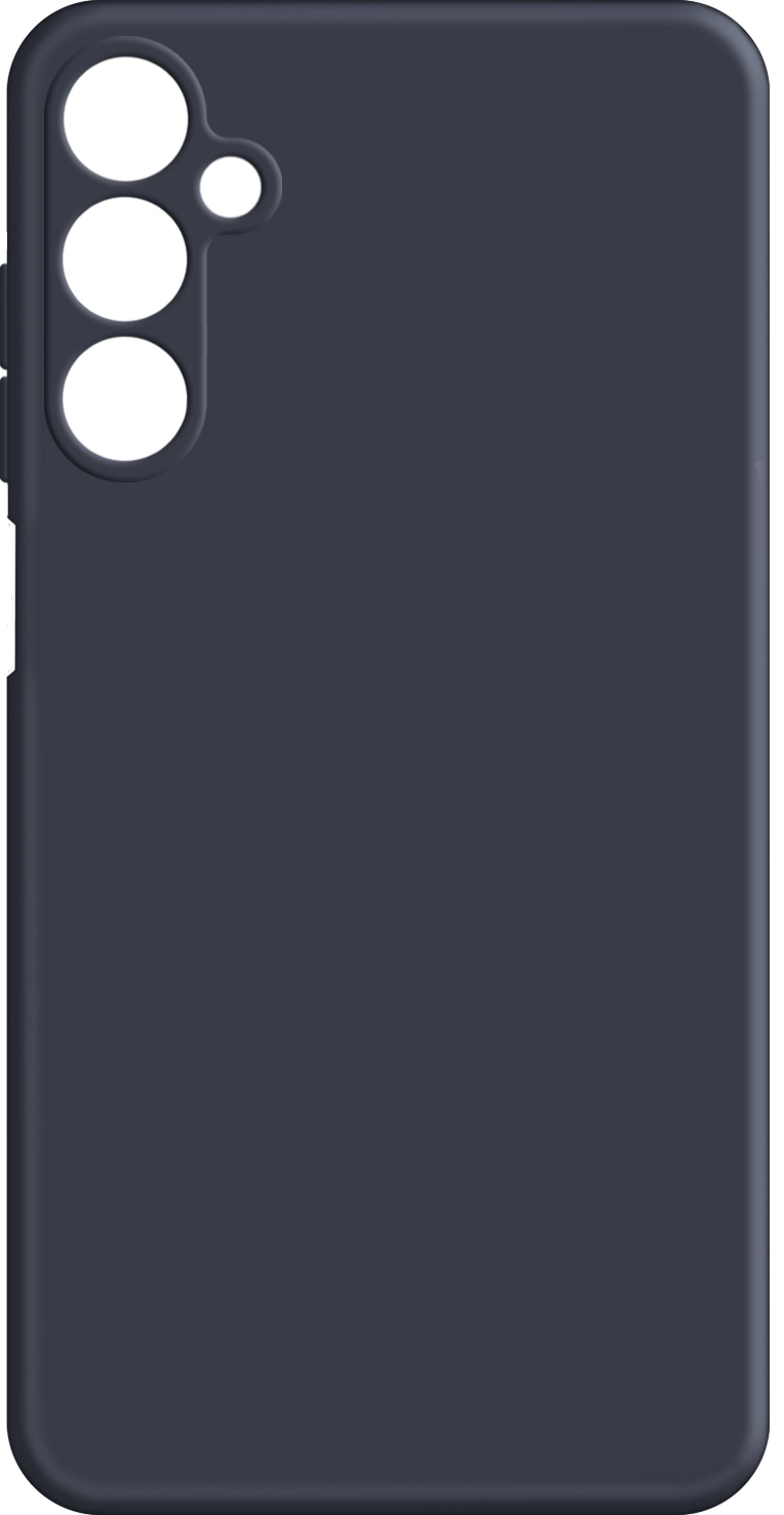 Чехол для смартфона MAKE Silicone Samsung M15 Black (MCL-SM15BK) - Фото 1