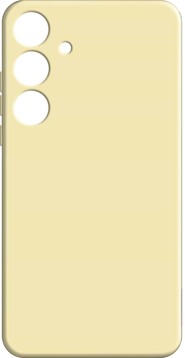 Фото - Чохол для смартфону MAKE Silicone Samsung S24 Plus Yellow (MCL-SS24PYE)