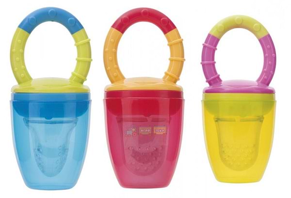 Фото - Ниблер детский Canpol babies Силиконовый для кормления, зеленый с розовым (56/010)