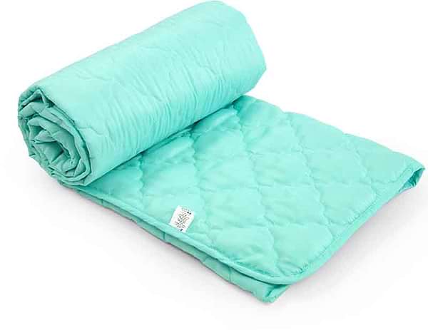 Фото - Одеяло летнее полуторное Руно 155х210 силиконовая Comfort бирюзовая (317.52СЛКУ_Бирюзовый)