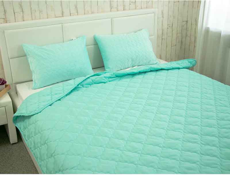 Фото - Одеяло летнее полуторное Руно 155х210 силиконовая Comfort бирюзовая (317.52СЛКУ_Бирюзовый)