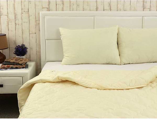 Фото - Подушка стандартна Руно 50х70 силіконова молочна (310.52СЛУ_Молочний)