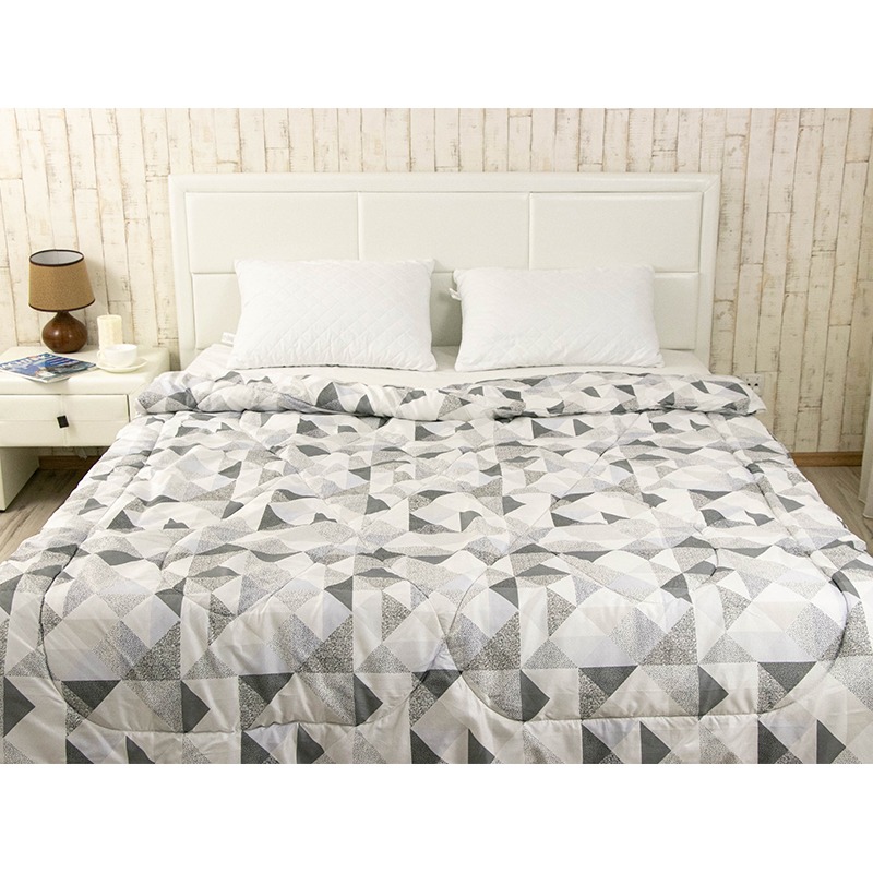 Набір ковдра двоспальна + 2 подушки Руно 172х205 см +50х70 силіконова абстракція плюс (172.53Абстракція плюс) - Фото 1