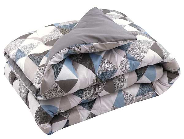 Фото - Ковдра зимова двоспальна Руно силіконова Абстракція зимова в поліестері 172х205 см (316.53Абстракція плюс)