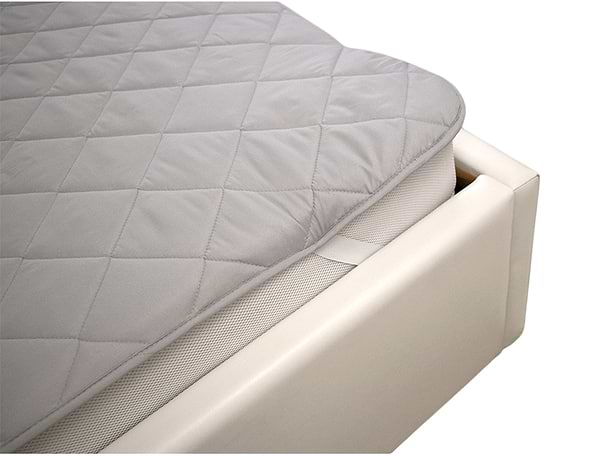 Фото - Наматрасник Руно 180х200 синтепон на резинке (828.52СУ_Grey White)