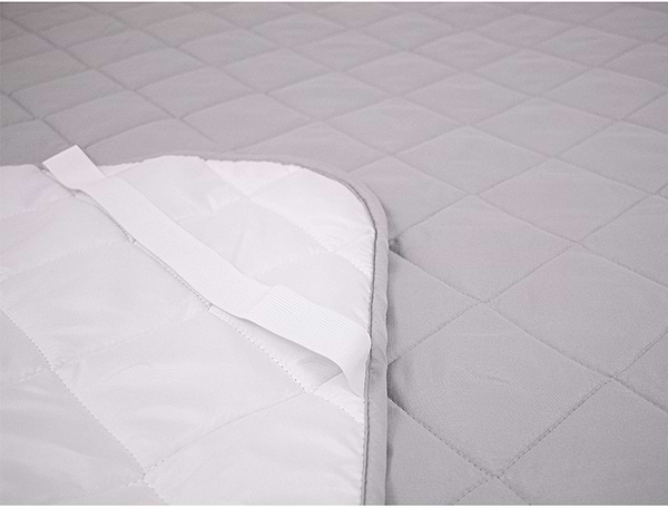 Фото - Наматрасник Руно 180х200 синтепон на резинке (828.52СУ_Grey White)