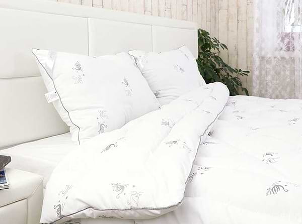 Фото - Набор одеяло двуспальное + 2 подушки Руно Silver Swan 172х205 + 50х70 см (172.52_Silver Swan)