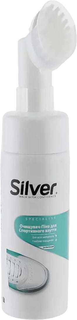Фото - Гель-очиститель для обуви Silver для спортивной обуви 150 мл (8690757011248)