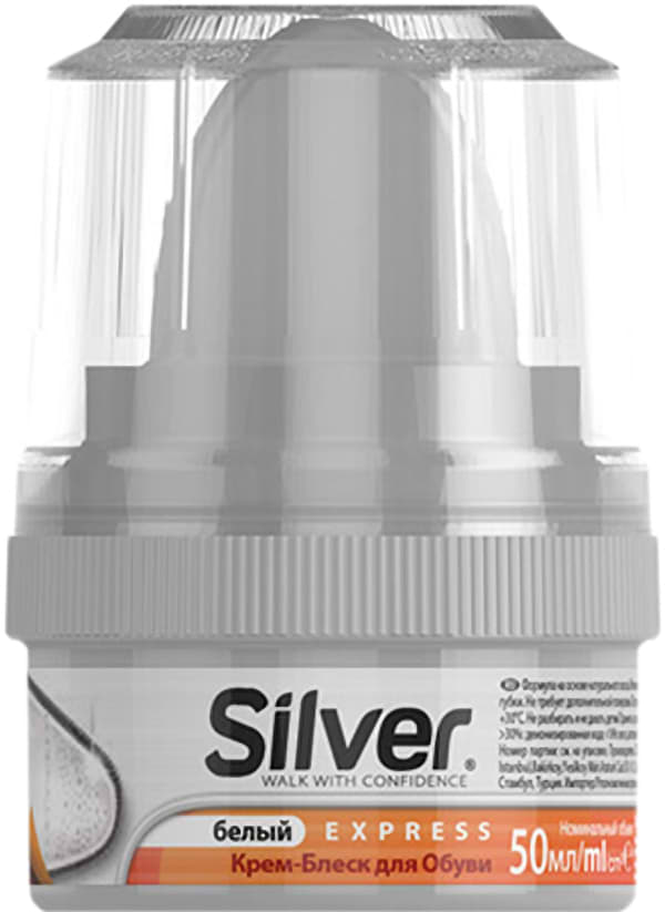 Фото - Блеск для обуви Silver 50 мл белый (8690757000051)