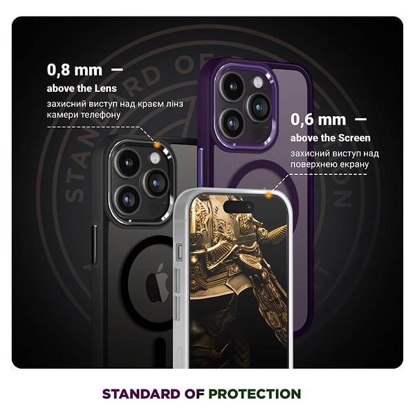 Фото - Чехол для смартфона Armorstandart MagSafe for Apple iPhone 11 Matte Clear Silver (ARM74847)