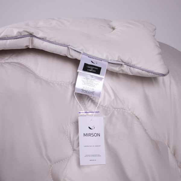 Фото - Ковдра демісезонна полуторна MirSon антиалергенна №1002 "Silver Cloud" EcoSilk 155х215 (2200010352474)