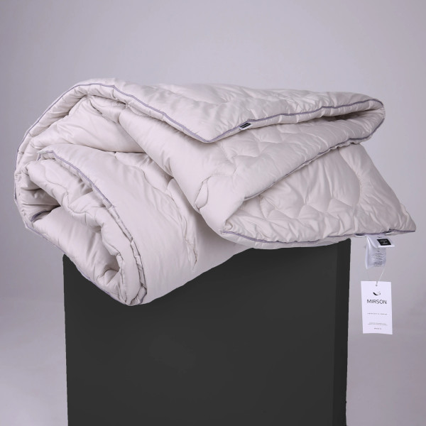 Фото - Ковдра демісезонна полуторна MirSon антиалергенна №1002 "Silver Cloud" EcoSilk 155х215 (2200010352474)