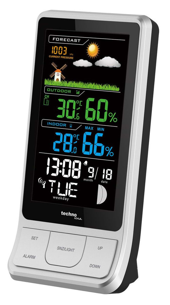 Фото - Метеостанция Technoline Black/Silver (WS6441)