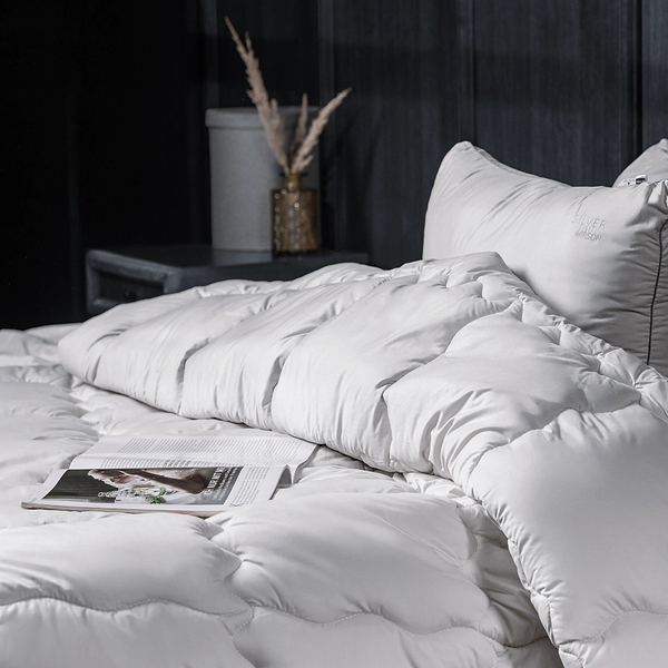 Фото - Одеяло летнее полуторное MirSon антиаллергенное №1009 "Silver Cloud" Eco-Soft 155х215 (2200010352979)