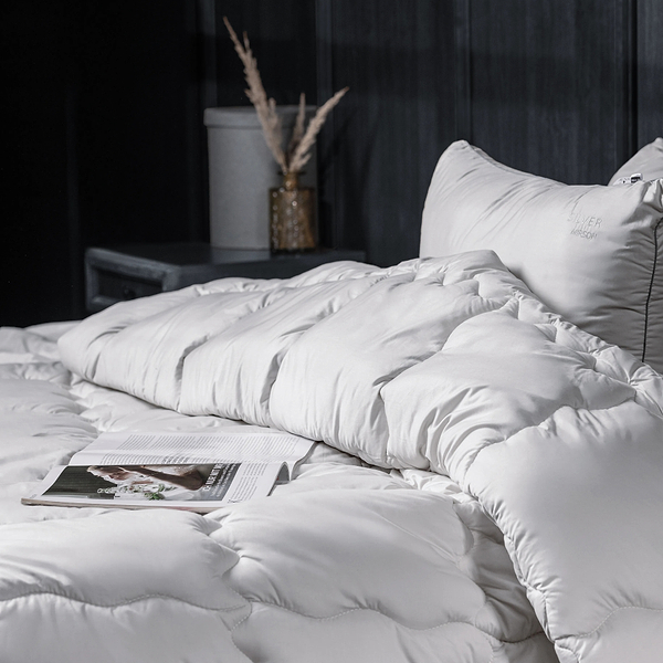 Фото - Одеяло летнее полуторное MirSon антиаллергенное №1008 "Silver Cloud" EcoSilk 155х215 (2200010352924)