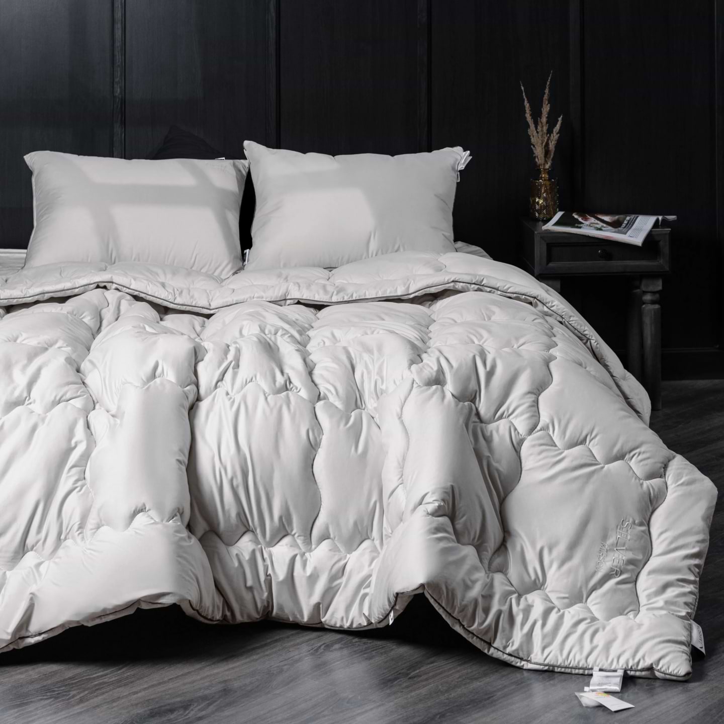 Одеяло летнее двуспальное евро MirSon антиаллергенное №1009 "Silver Cloud" Eco-Soft 220х240 (2200010353006)