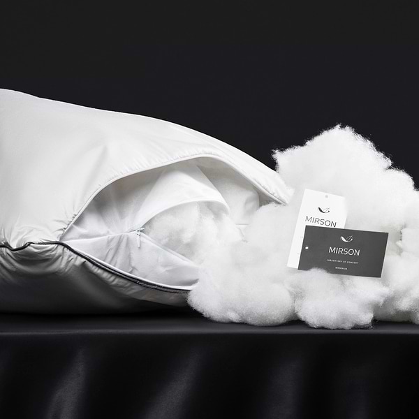 Фото - Подушка стандартная MirSon №1013 Silver Cloud Eco-Soft 50х70 см (2200010362800)