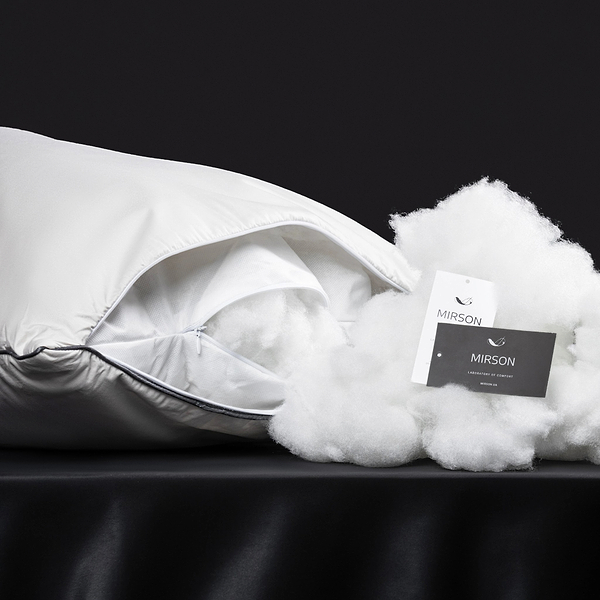 Фото - Подушка стандартна MirSon бамбукова №1020 "Silver Cloud" висока 40х60 см (2200010363258)