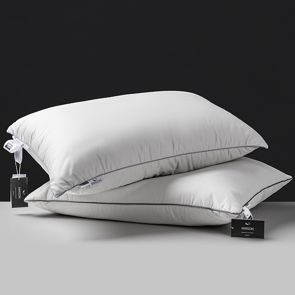 Фото - Подушка стандартна MirSon бамбукова №1019 "Silver Cloud" середня 60х60 см (2200010363234)