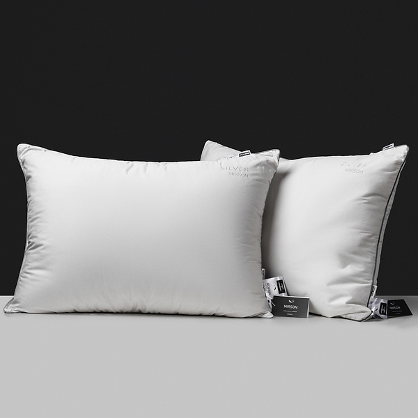 Фото - Подушка стандартна MirSon бамбукова №1019 "Silver Cloud" середня 60х60 см (2200010363234)