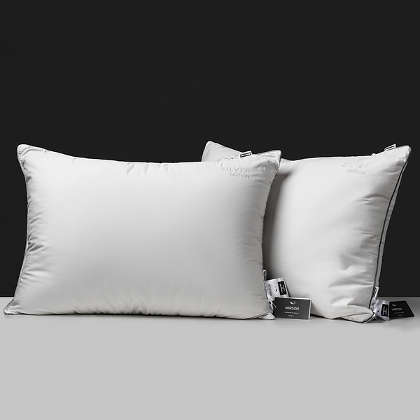 Фото - Подушка стандартна MirSon бамбукова №1020 "Silver Cloud" висока 70х70 см (2200010363302)