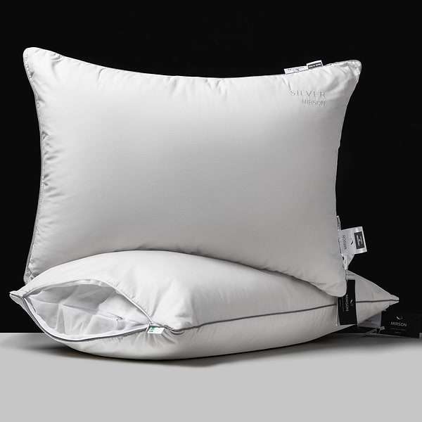 Фото - Подушка стандартная MirSon №1011 Silver Cloud EcoSilk 60х60 см (2200010362695)