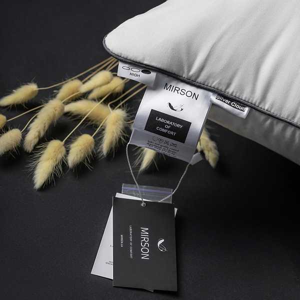 Фото - Подушка стандартна MirSon №1011 Silver Cloud EcoSilk 70х70 см (2200010362701)