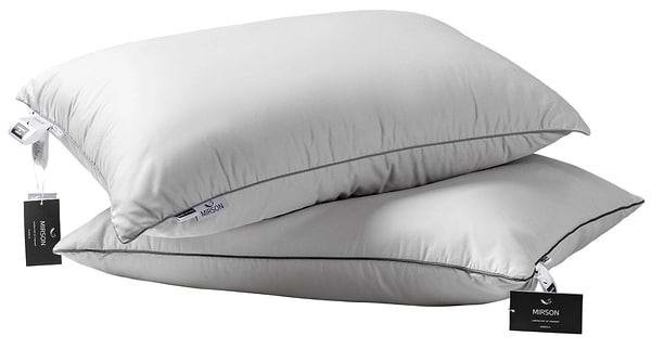Фото - Подушка стандартная MirSon №1001 Silver Cloud memory effekt средняя 50х70 (2200010361902)