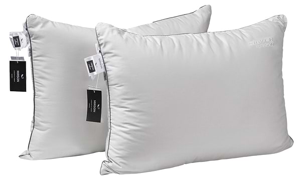 Фото - Подушка стандартная MirSon №1001 Silver Cloud memory effekt средняя 50х70 (2200010361902)