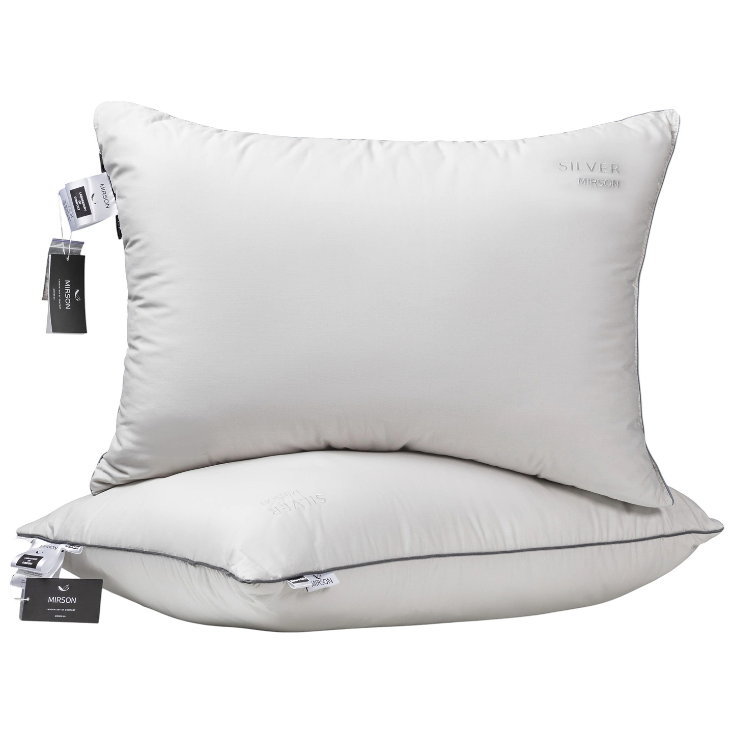 Подушка стандартна MirSon №208 Silver Cloud 70х70 см (2200009349003)