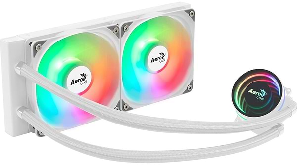 Фото - Водяная система охлаждения AEROCOOL Oasis L240 White (ACLA-OA24117.21)