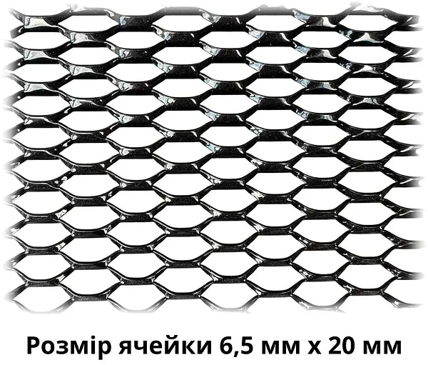 Фото - Сетка декоративно-защитная для радиатора Poputchik СОТА 120х40 см №105.06 (151-124-105.06)