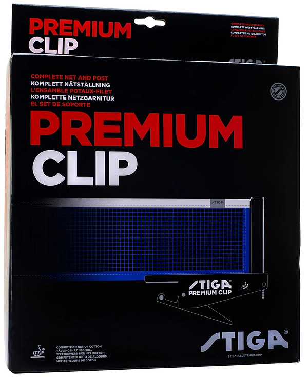 Фото - Сітка для настільного тенісу Stiga Premium Clip ITTF (639000)