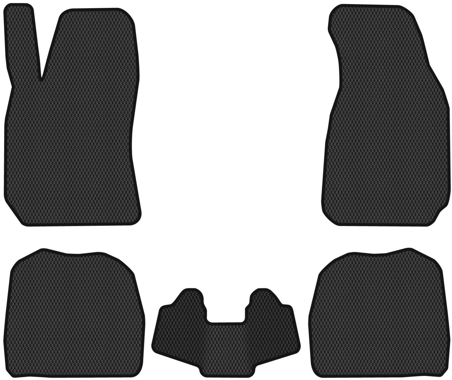 EVA коврики в салон авто EVAtech для Superb (B5) Skoda 2001-2008 1 поколение Sedan EU (SK11449CV5RBB)