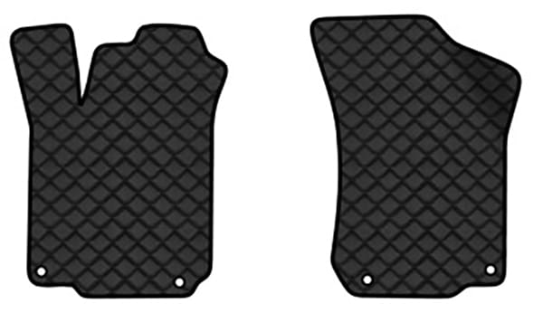Килимки з екошкіри в салон авто передні EVAtech для Octavia A4 Tour Skoda 1996-2010 1 покоління Combi EU (SK11546A2AV4BBB)