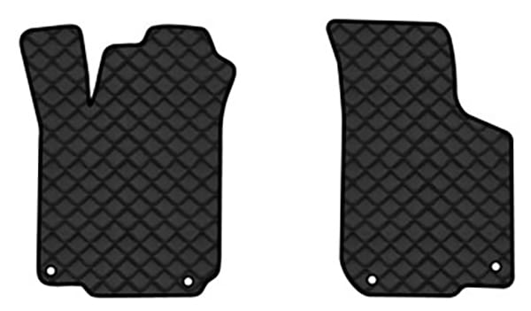 Килимки з екошкіри в салон авто передні EVAtech для Octavia A4 Tour Skoda 1996-2010 1 покоління Combi EU (SK11546AV2AV4BBB)