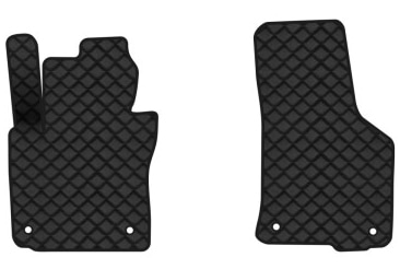 Килимки з екошкіри в салон авто передні EVAtech для Octavia A5 (MT, 8 clips) Skoda 2004-2013 2 покоління Liftback EU (SK12150AV2AV4BBB)