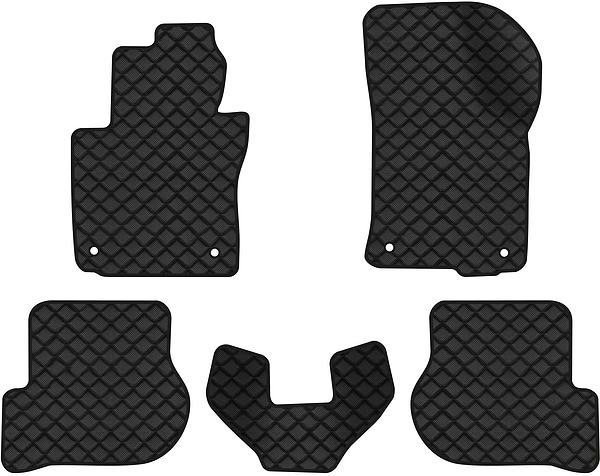 Фото - Коврики из экокожи в салон авто EVAtech ECO для Octavia A5 (MT, 4 clips) Skoda 2004-2013 2 поколение Combi EU SK12153CB5AV4BBB