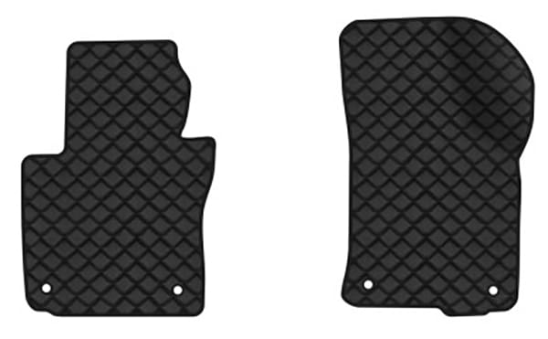 Килимки з екошкіри в салон авто передні EVAtech для Octavia A5 (AT, 4 clips) Skoda 2004-2013 2 покоління Combi EU (SK12155AB2AV4BBB)