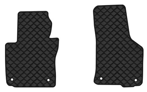 Коврики из экокожи в салон авто передние EVAtech для Octavia A5 (AT, 4 clips) Skoda 2004-2013 2 поколение Combi EU (SK12155AG2AV4BBB)