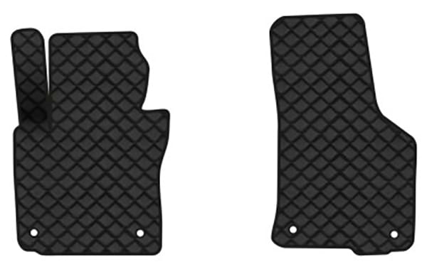 Килимки з екошкіри в салон авто передні EVAtech для Octavia A5 (AT, 4 clips) Skoda 2004-2013 2 покоління Combi EU (SK12155AV2AV4BBB)