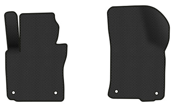 Фото - Килимки з екошкіри в салон авто передні EVAtech для Octavia A5 (AT, 4 clips) Skoda 2004-2013 2 покоління Liftback EU (SK12157A2AV4BBB)