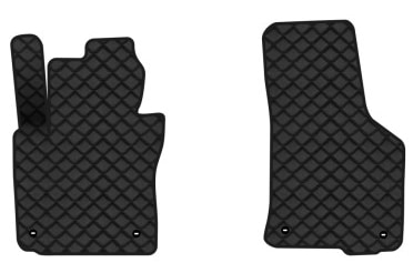 Коврики из экокожи в салон авто передние EVAtech для Octavia A5 (MT, 8 clips) Skoda 2004-2013 2 поколение Liftback EU (SK12159AV2TL4BBB)