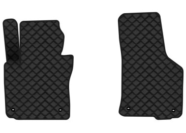 Килимки з екошкіри в салон авто передні EVAtech для Octavia A5 (AT, 8 clips) Skoda 2004-2013 2 покоління Combi EU (SK12160AV2TL4BBB)