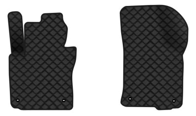 Коврики из экокожи в салон авто передние EVAtech для Octavia A5 (MT, 4 clips) Skoda 2004-2013 2 поколение Combi EU (SK12162A2TL4BBB)