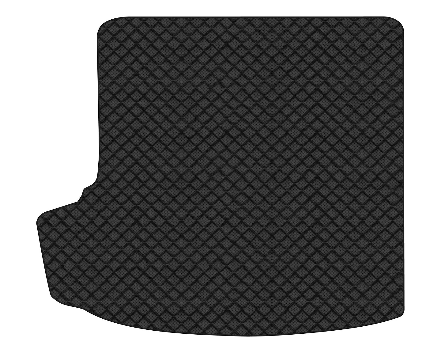 Килимок з екошкіри в багажник авто EVAtech ECO для Octavia A5 (MT, 4 clips) Skoda 2004-2013 2 покоління Liftback EU (SK12163BD1BBB)