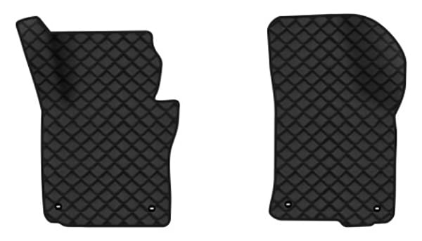 Коврики из экокожи в салон авто передние EVAtech для Octavia A5 (AT, 4 clips) Skoda 2004-2013 2 поколение Combi EU (SK12164AD2TL4BBB)