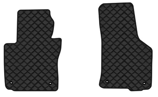 Килимки з екошкіри в салон авто передні EVAtech для Octavia A5 (AT, 4 clips) Skoda 2004-2013 2 покоління Combi EU (SK12164AG2TL4BBB)