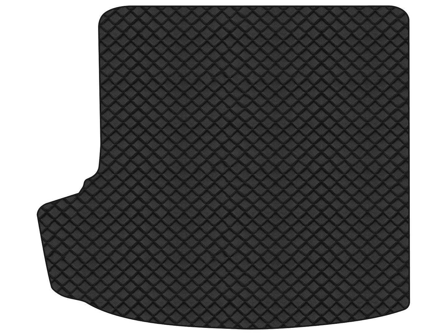 Коврик из экокожи в багажник авто EVAtech ECO для Octavia A5 (AT, 4 clips) Skoda 2004-2013 2 поколение Liftback EU (SK12165BD1BBB)